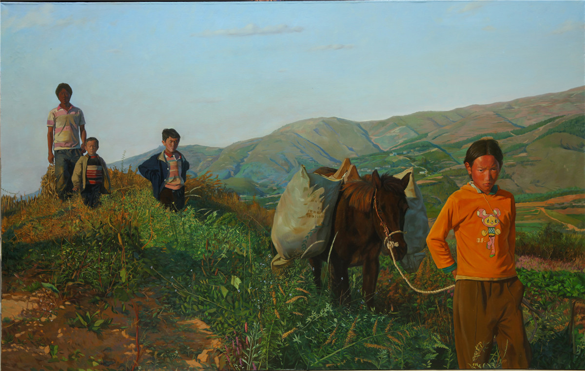 《归途》 _西安美术学院2013毕业展_雅昌毕业展