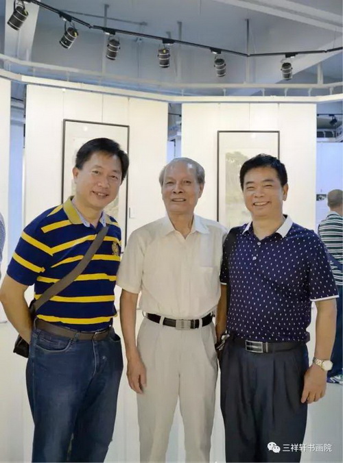 李晓白先生,杨家聪先生,任细祥先生共贺画展取得圆满成功