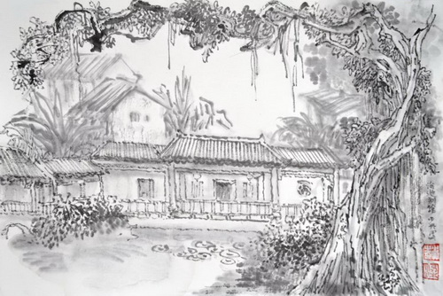 玉阶彤庭~梁少兴中国园林小品欣赏