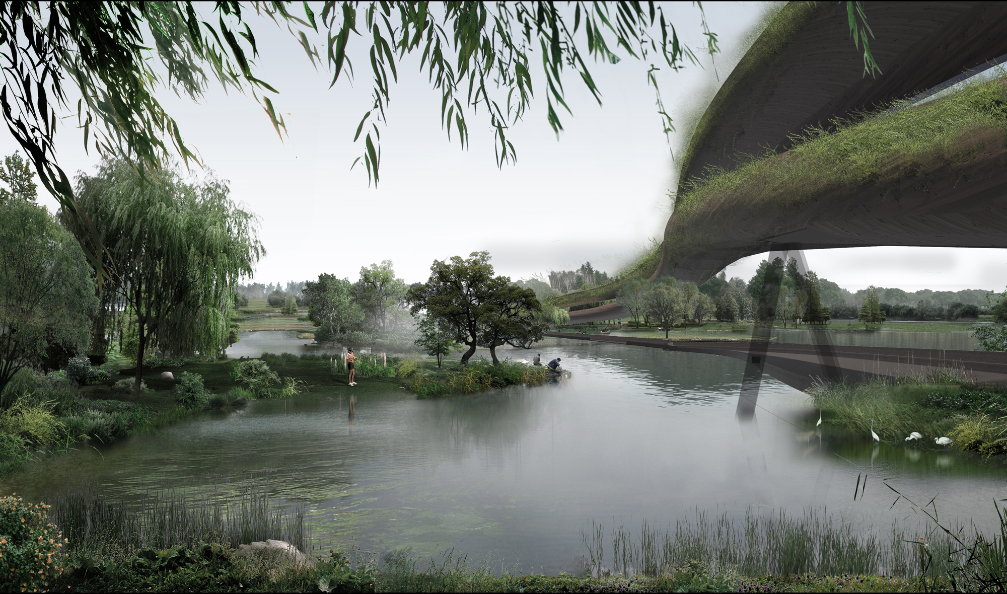 雁郡绿肺——山西代县滹沱河湿地公园生态景观设计3
