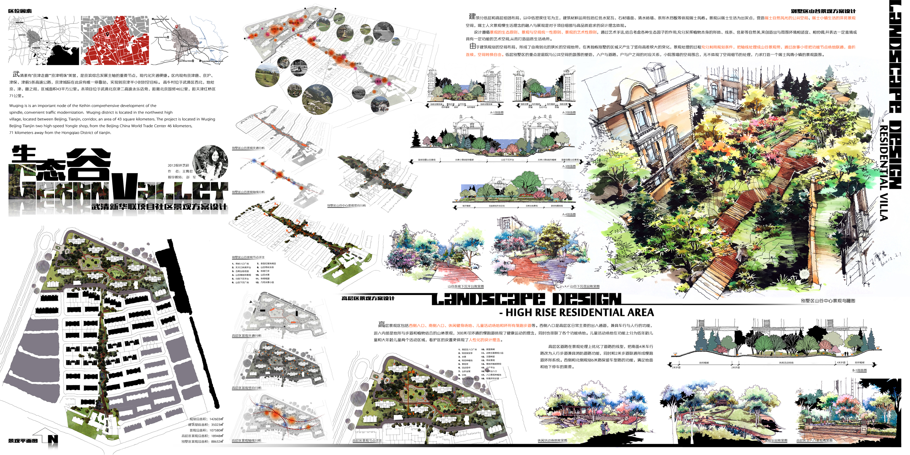生态谷——武清新华联项目社区景观方案设计