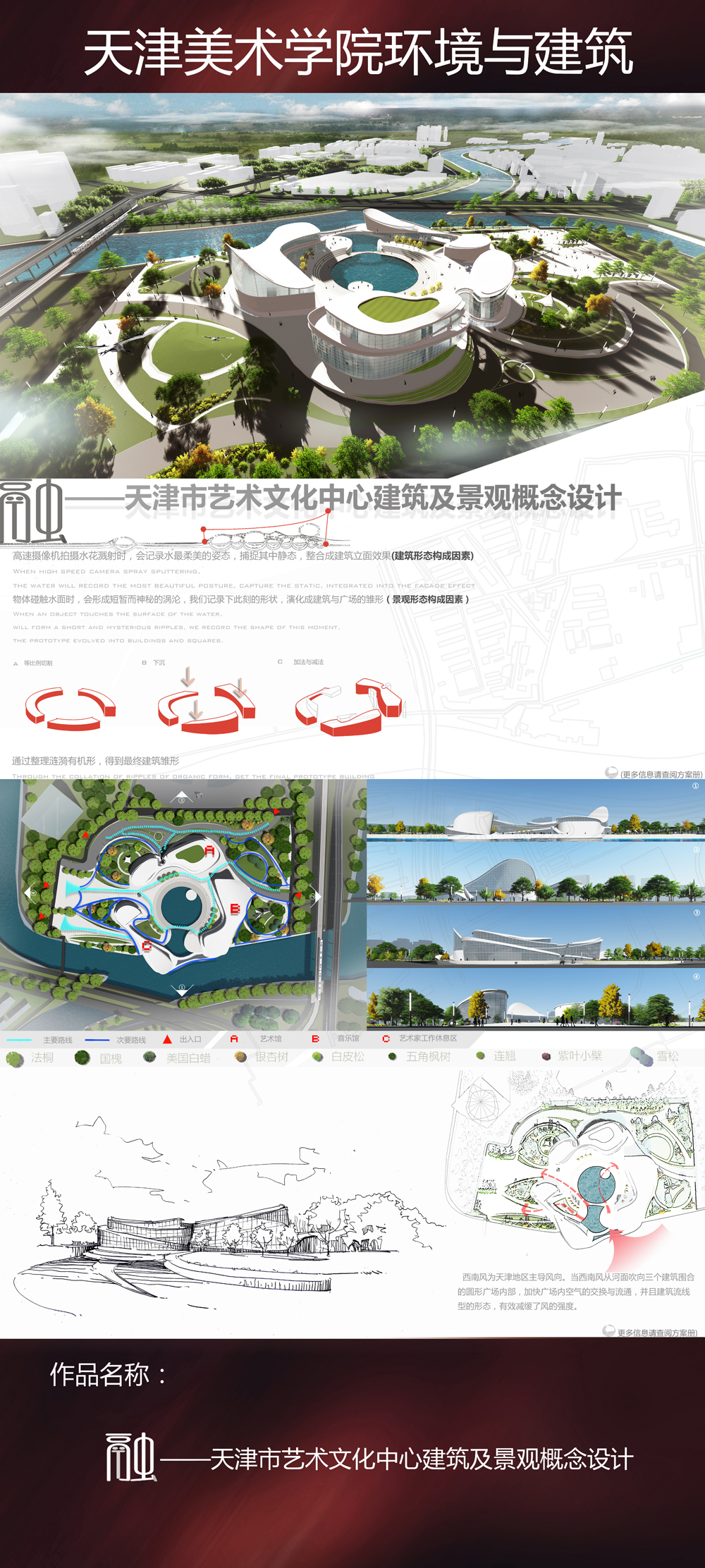 《融》—天津市艺术文化中心建筑及景观概念设计