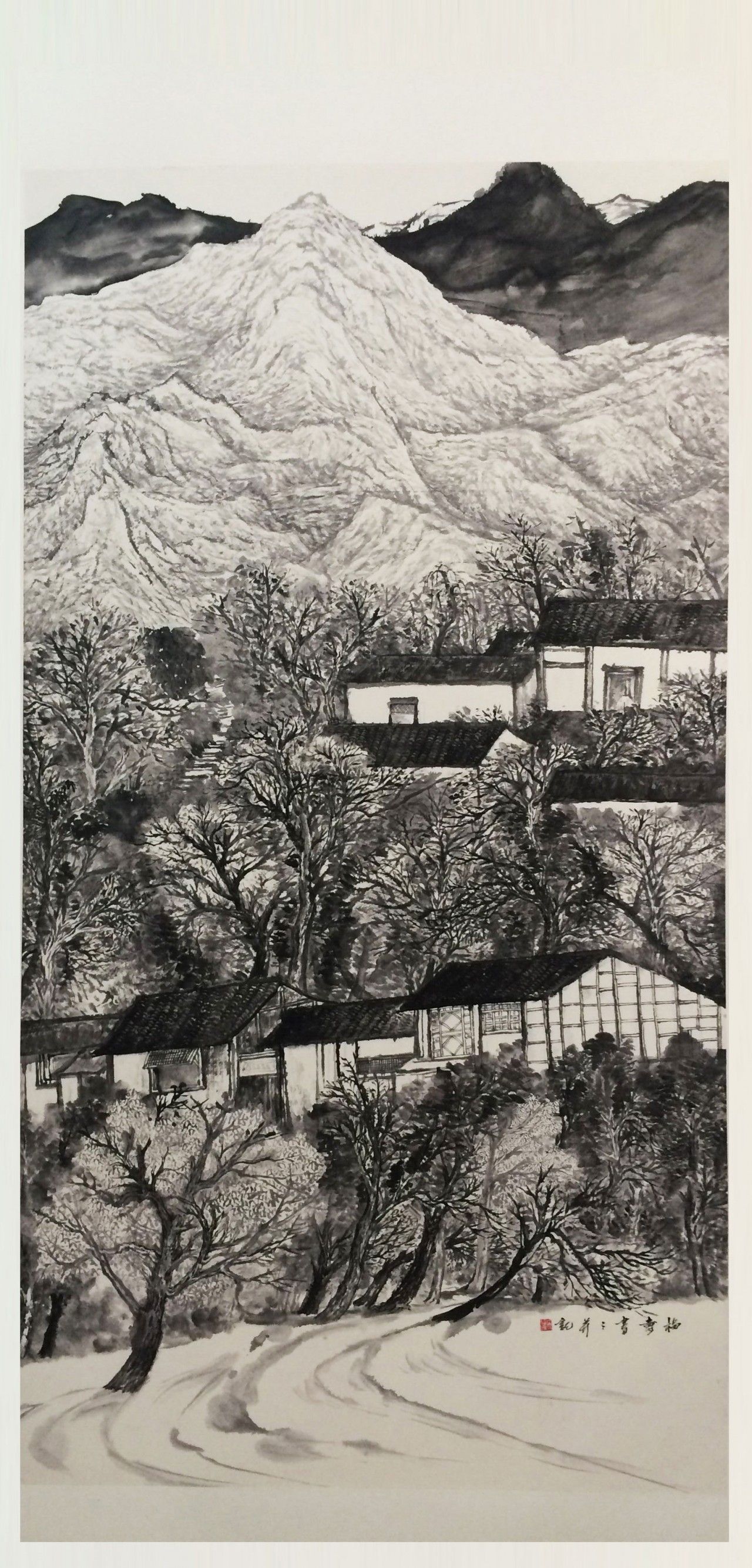 【幽-吴福寿毕业作品-国画-2016年作】西安美术学院2016年毕业展_雅昌