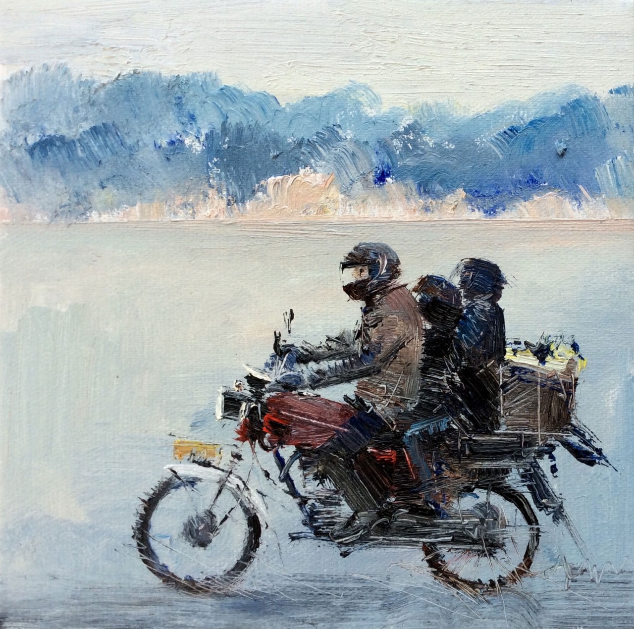 【归-属组画之五-王帅毕业作品-油画-2016年作】西安美术学院2016年