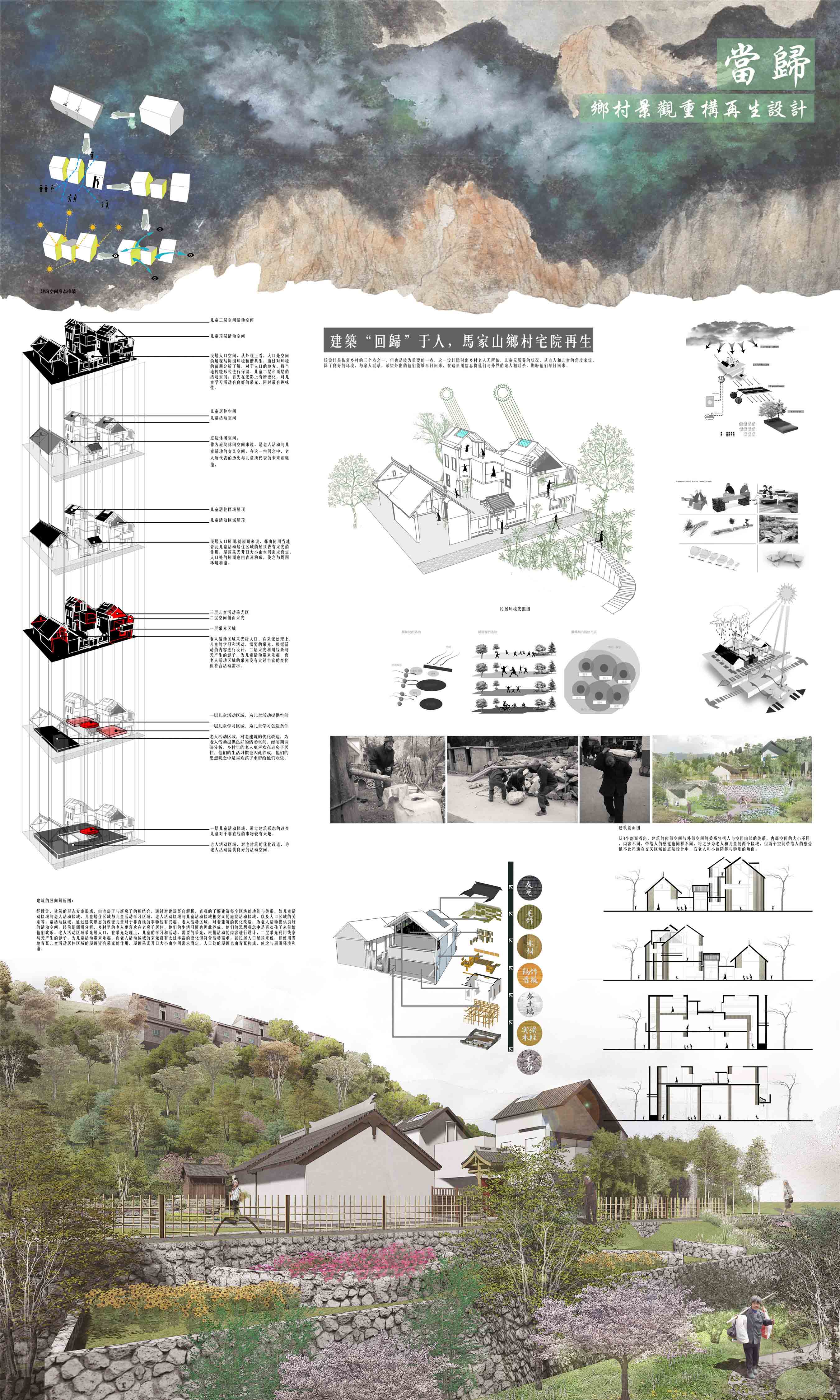 当归-乡村景观重构再生设计展板4