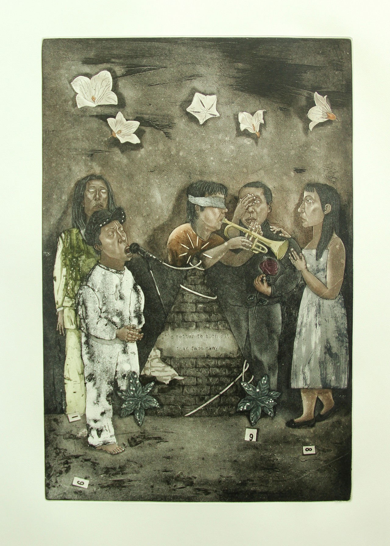 【送别-宋缔毕业作品-版画-2017年作】天津美术学院2017毕业展_雅昌
