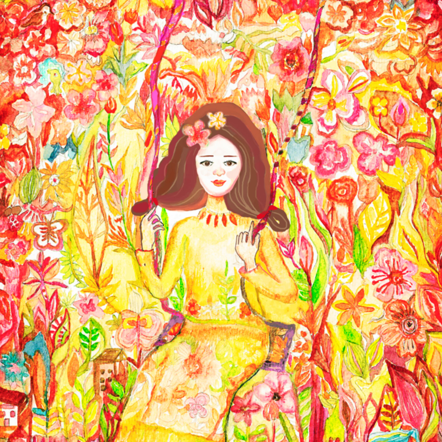 “一花一世界”  插画及文创产品设计2