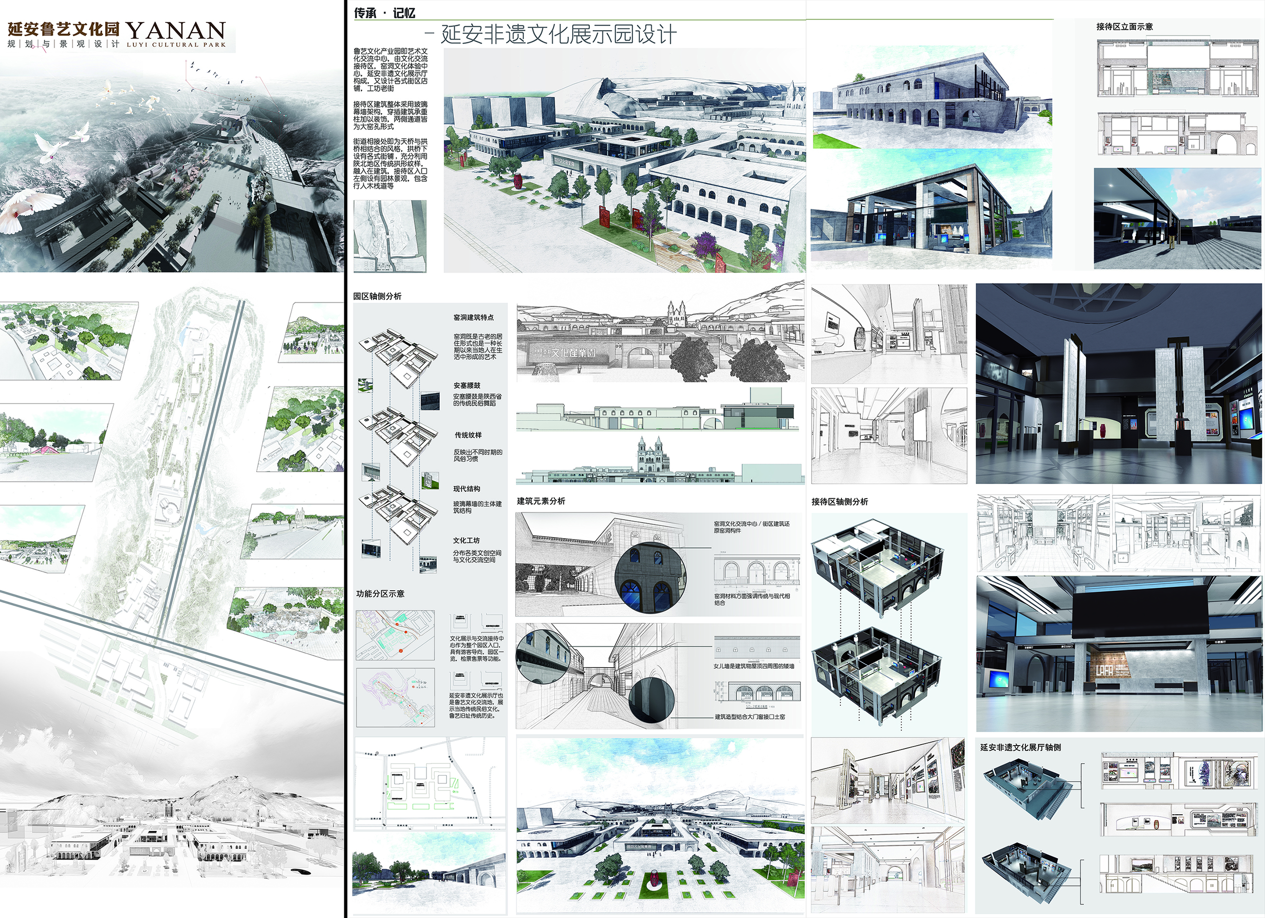 传承·记忆-延安非遗文化展示园设计