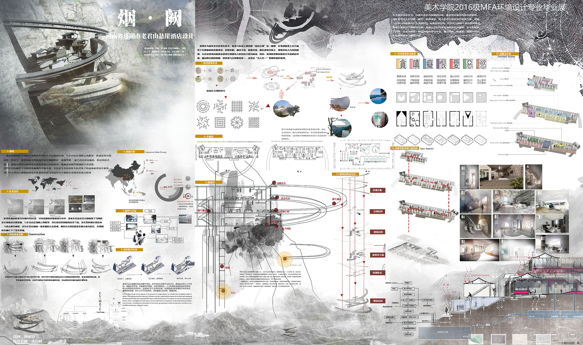 《烟·阙——老君山悬崖酒店建筑设计 》