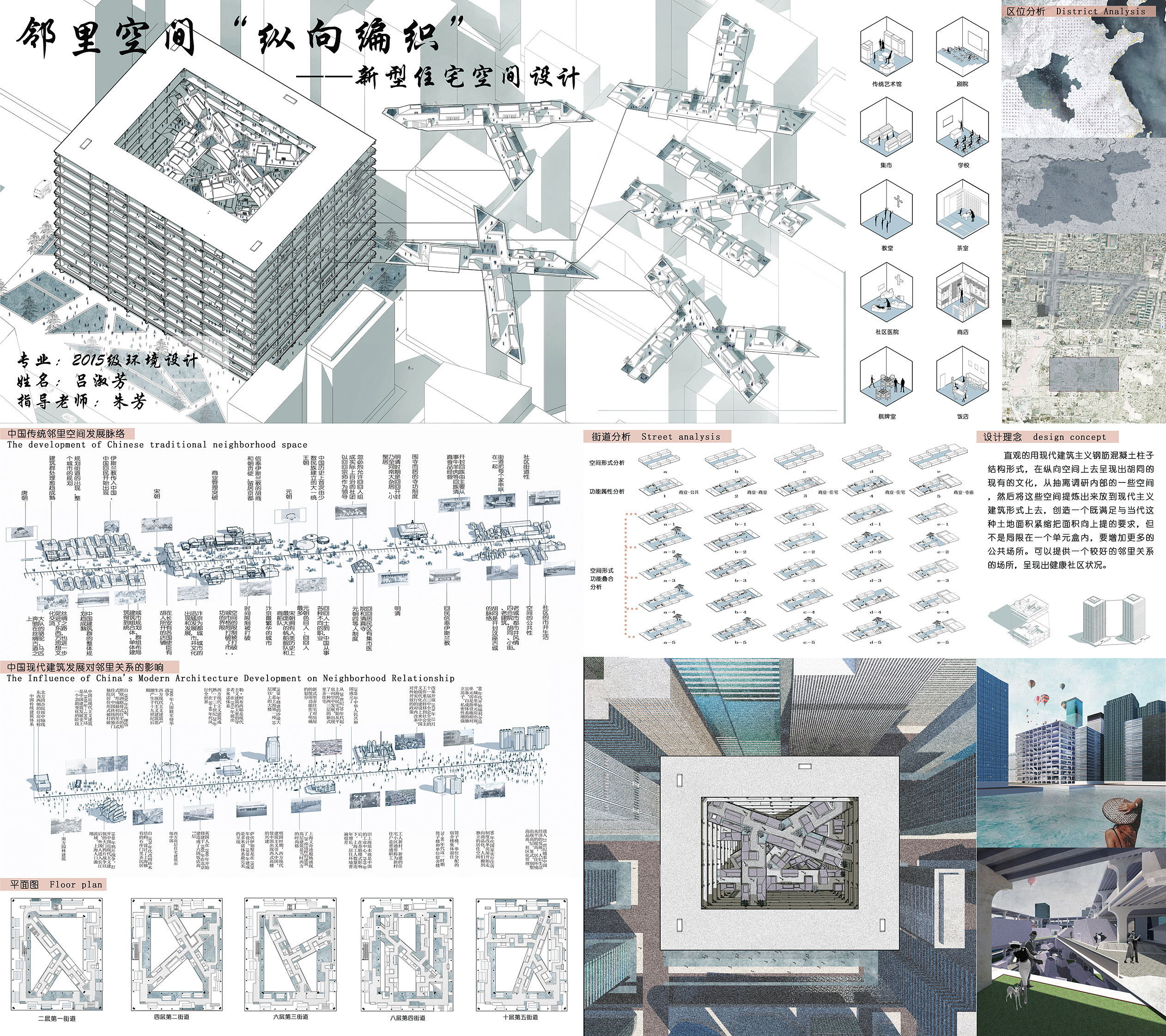 《邻里空间“纵向编织”——新型邻里空间住宅设计》