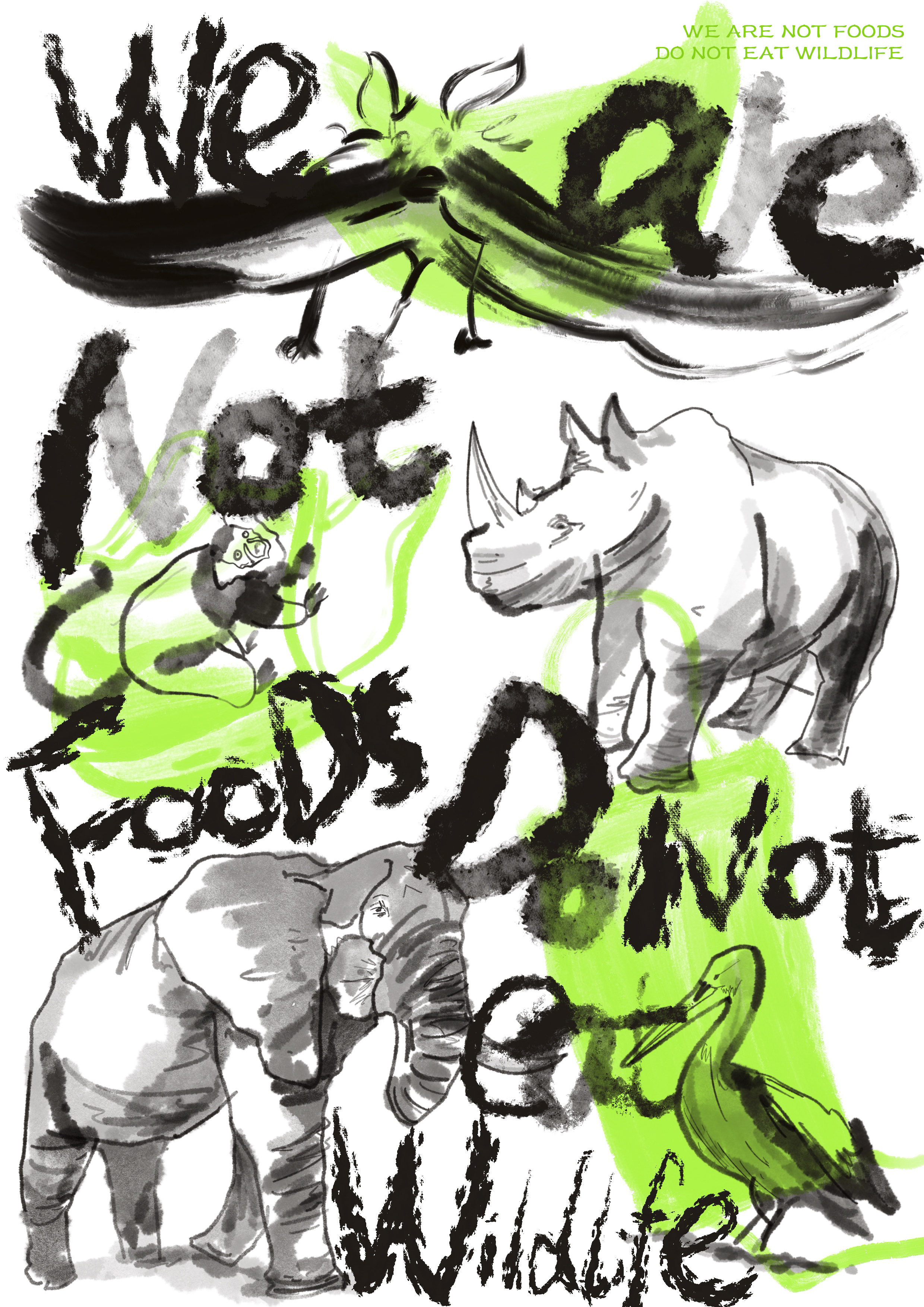 《we are not food》