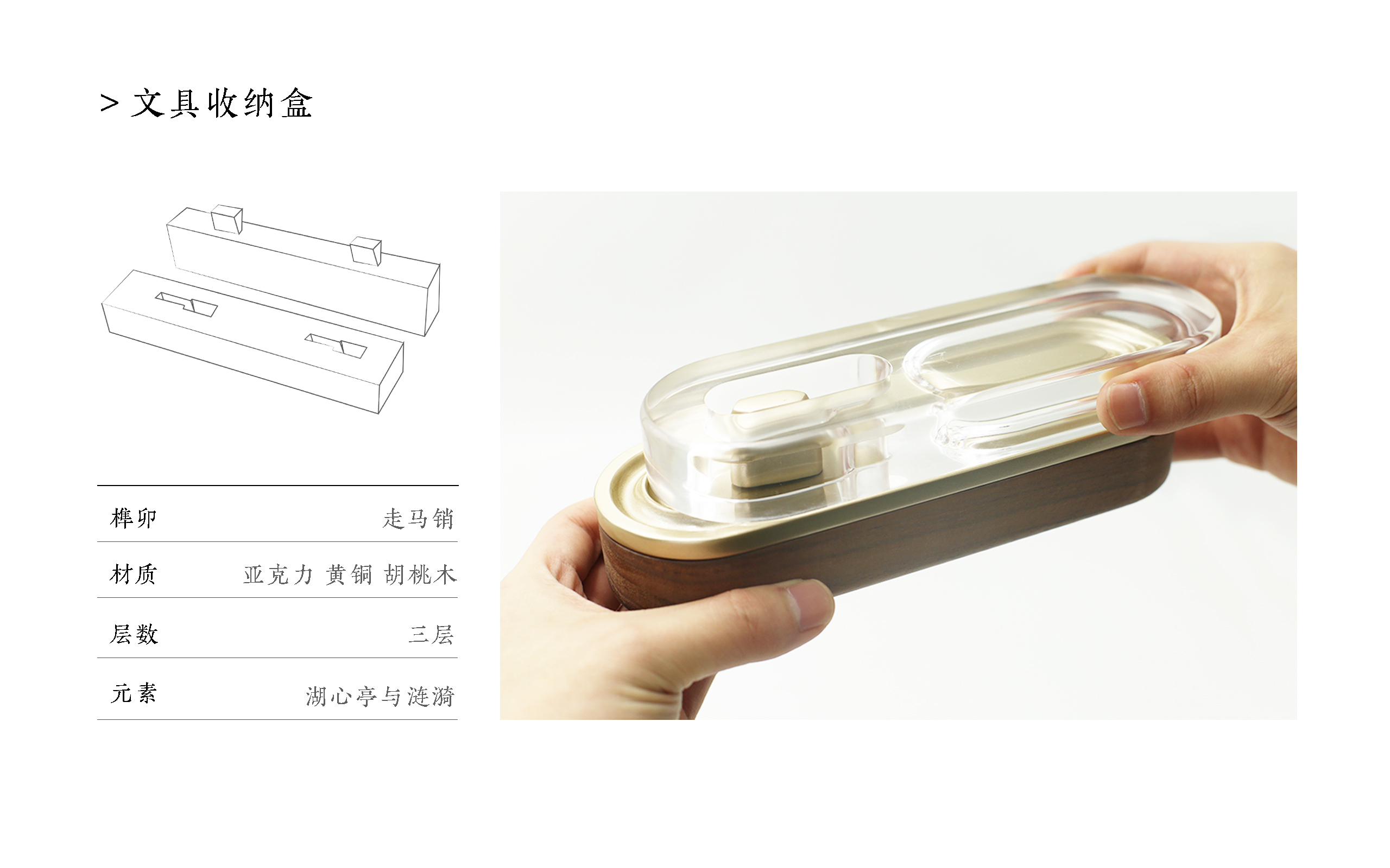 浙江工商大学校园文创产品设计——榫卯木作