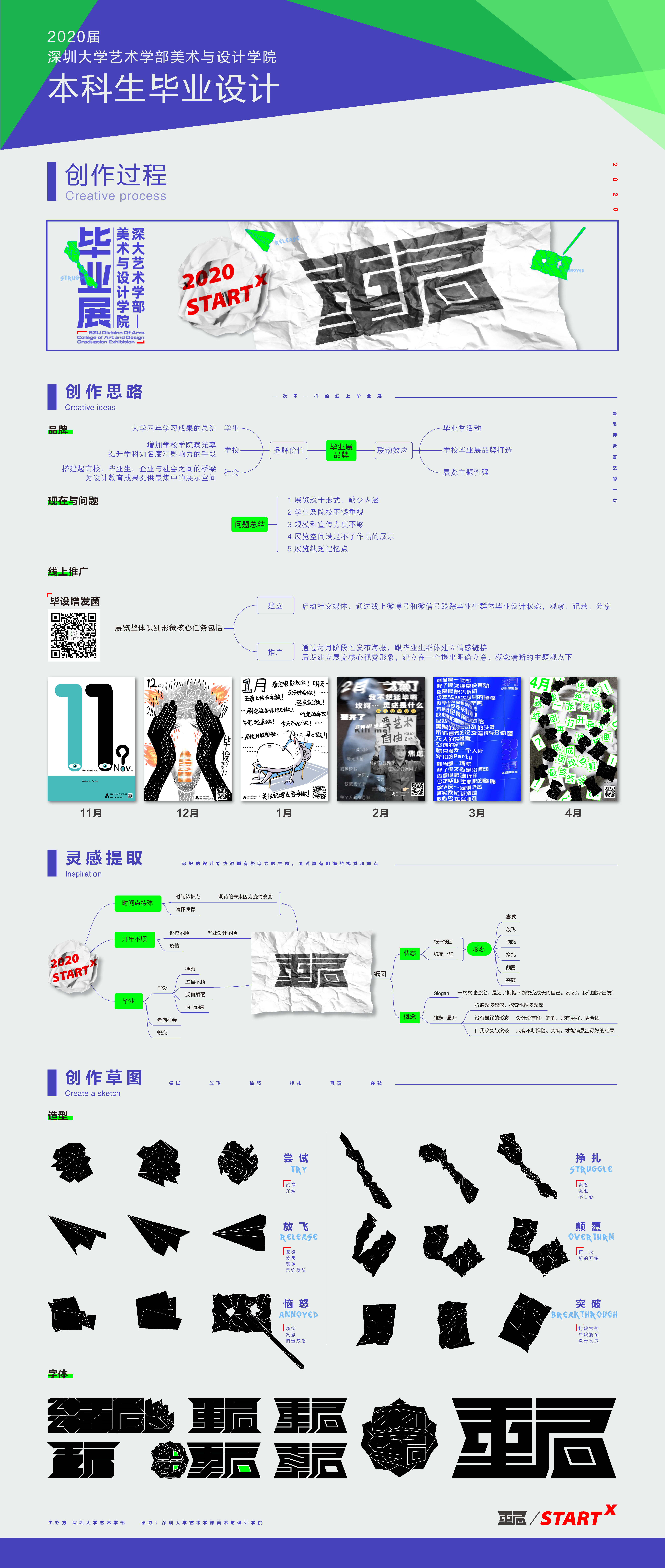 深圳大学艺术学部毕业展品牌设计