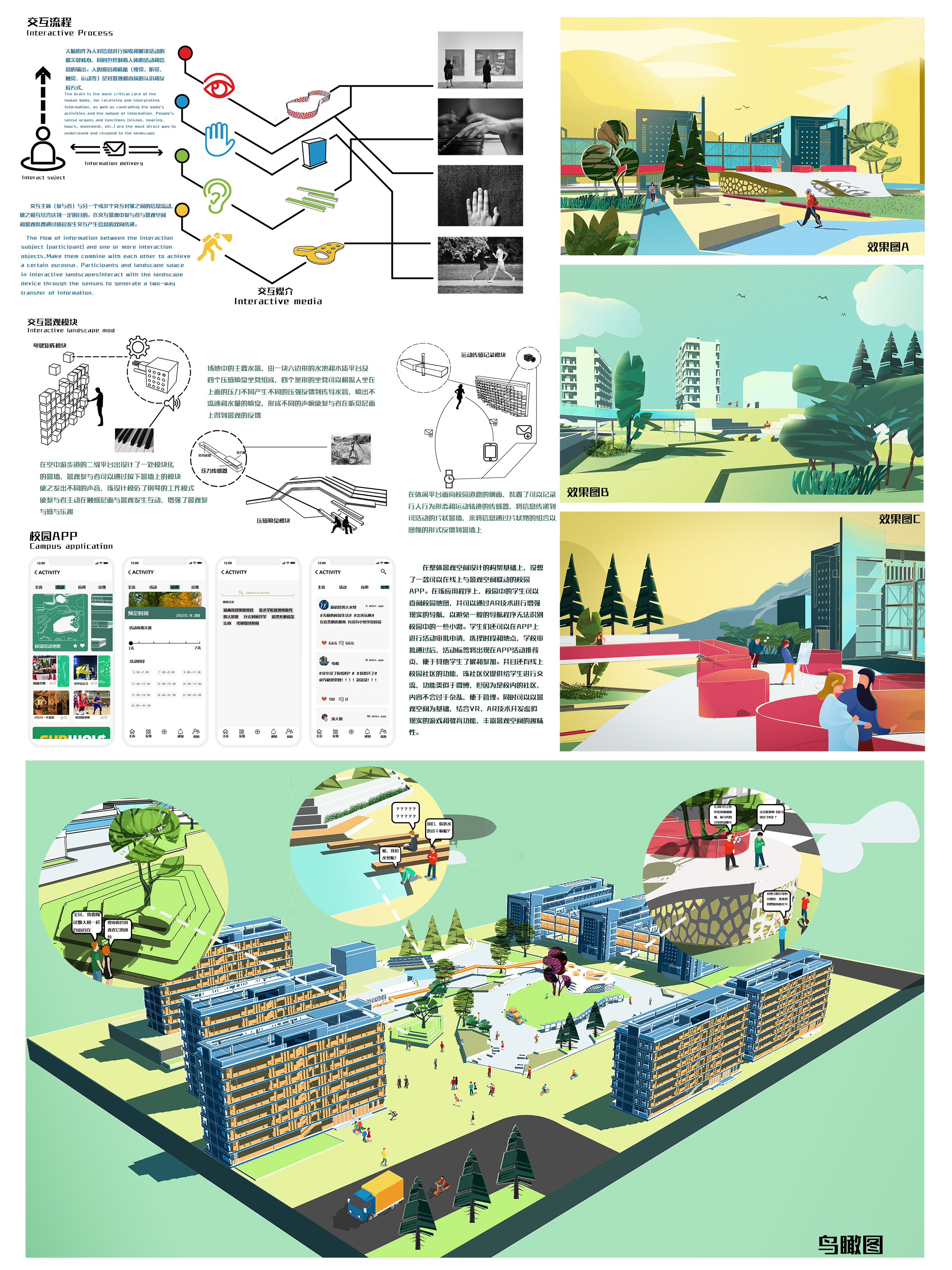 交互式校园景观改造设计3
