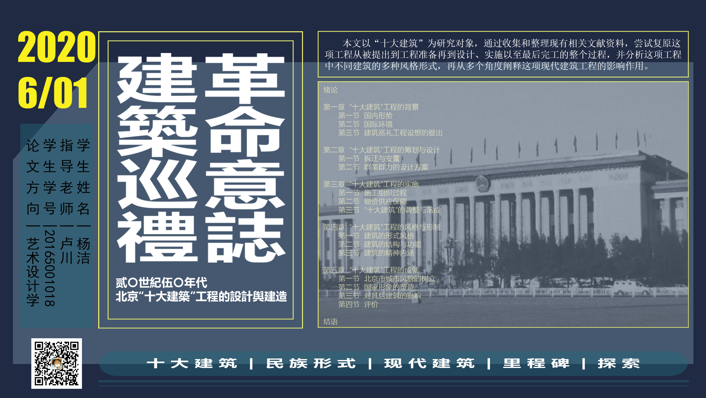 “革命意志，建筑巡礼” —— 20世纪50年代北京“十大建筑