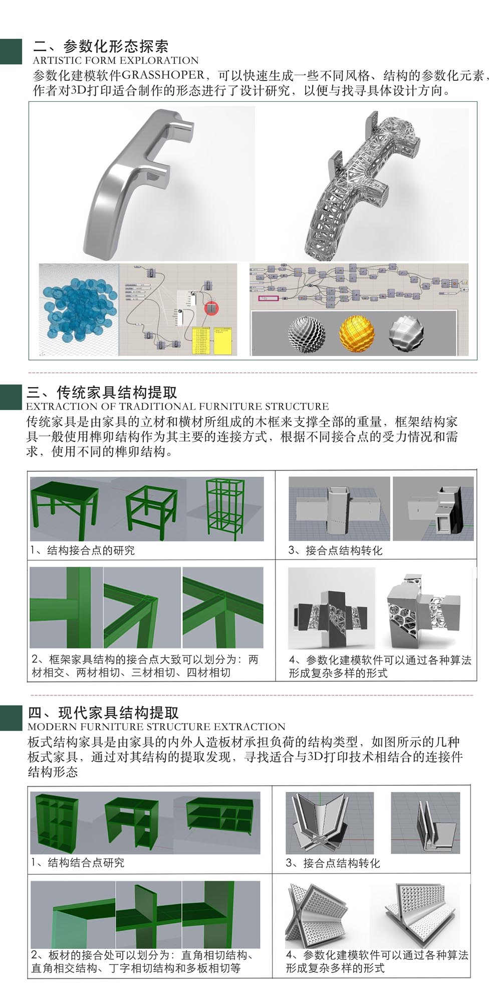 3D打印连接件的家具创新设计3