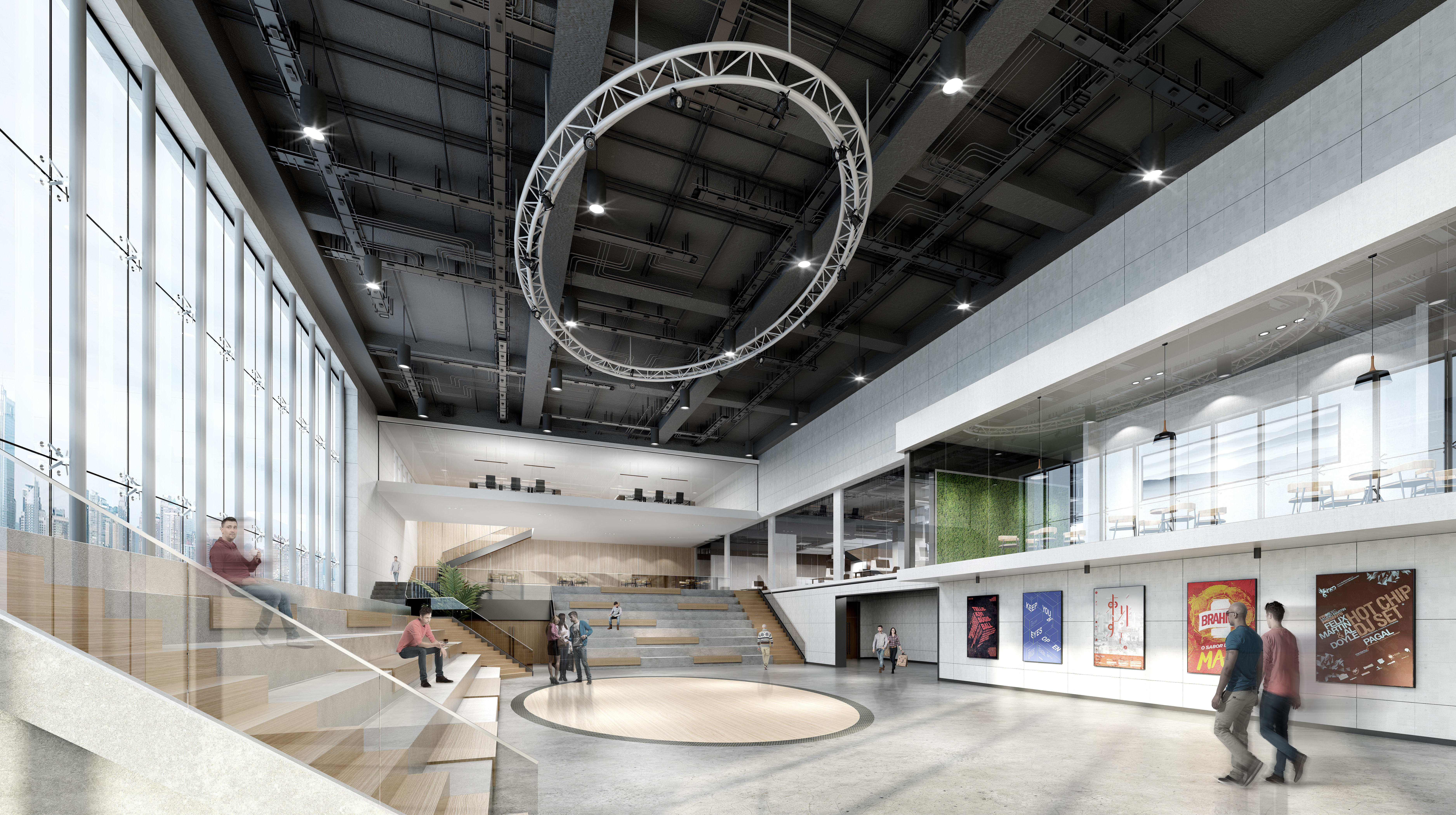 大学创新综合楼室内空间环境设计方案