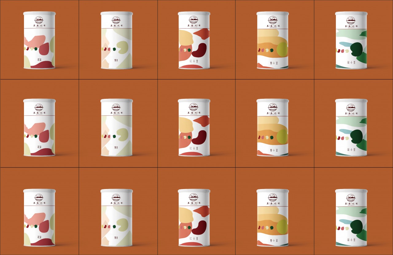 【"豆谷之家"桶装包装设计-王子文-其他-2020年作】视觉传达设计学院2