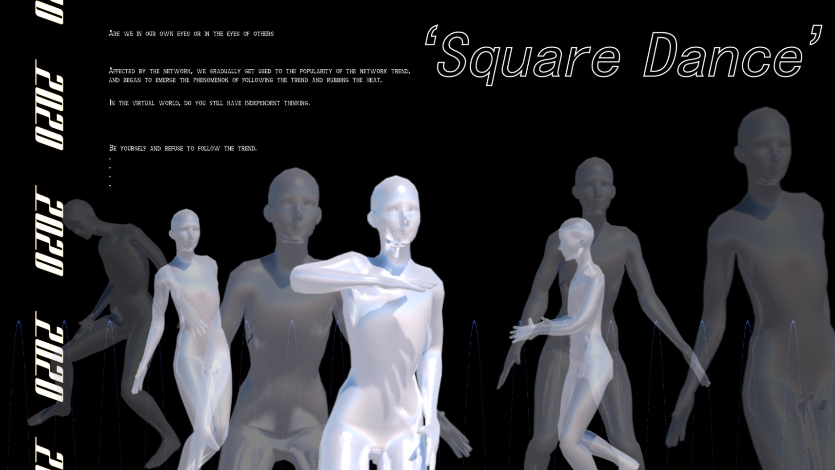 《square dance》动态海报