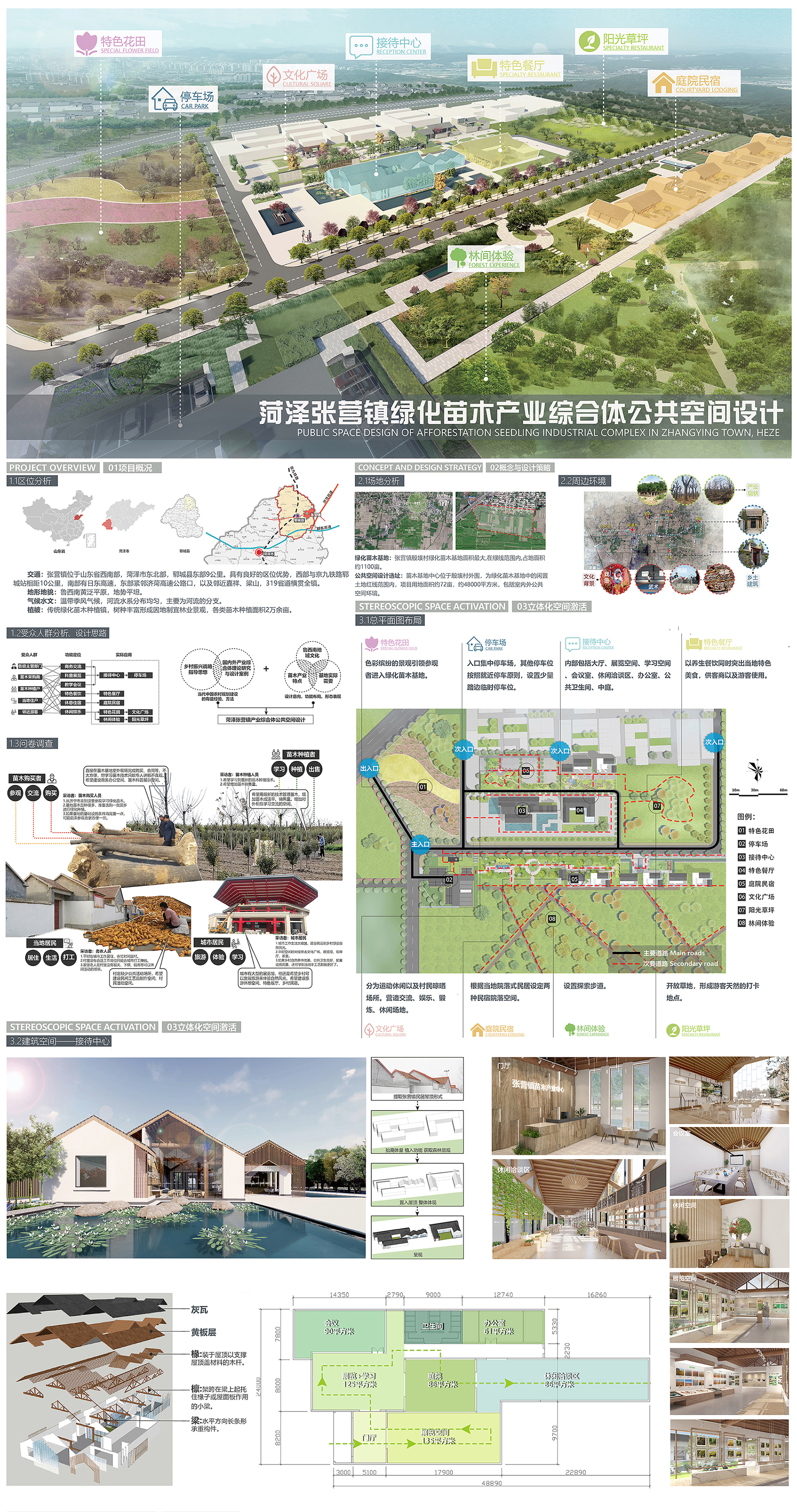 菏泽张营镇产业综合体公共空间设计1