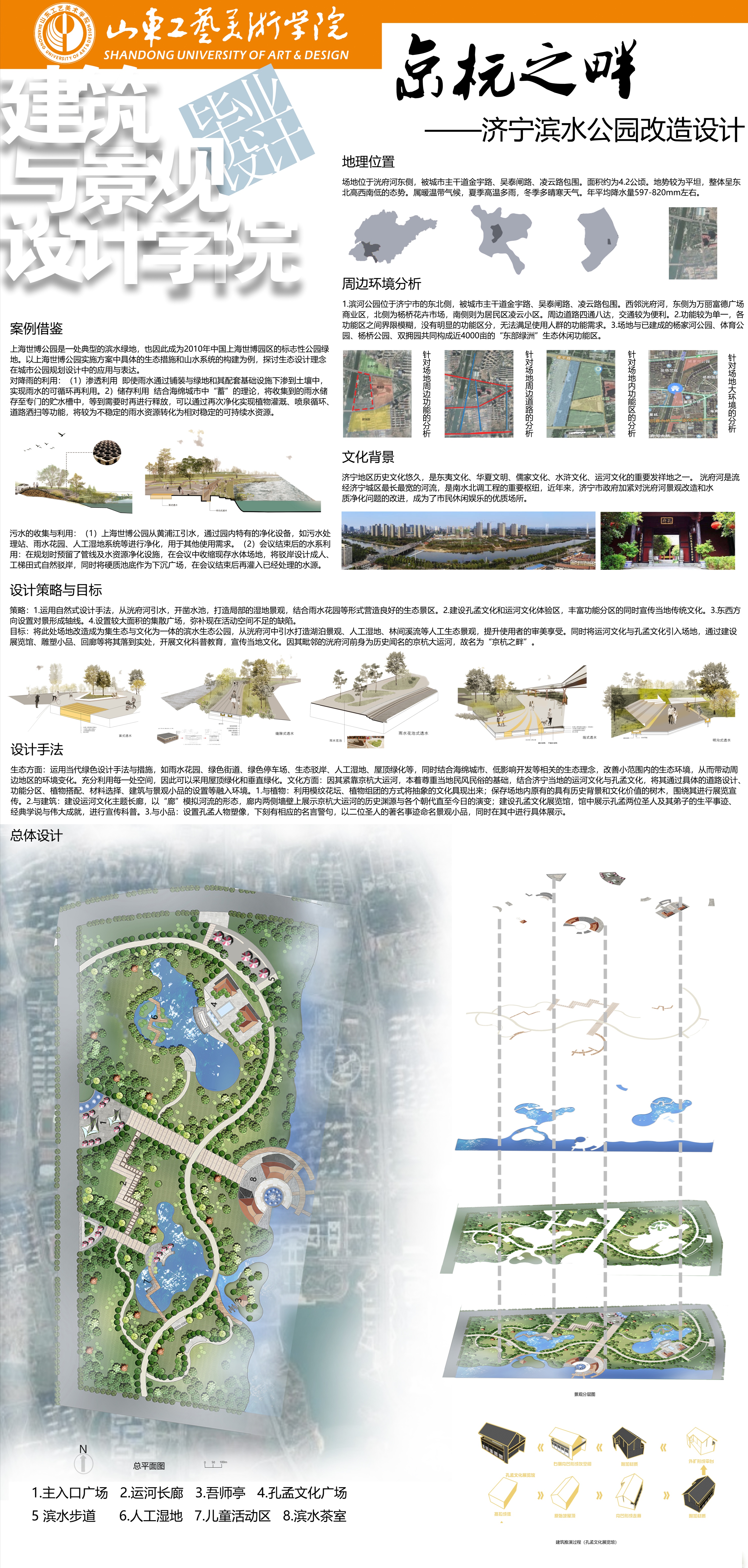 京杭之畔——济宁滨水公园改造设计