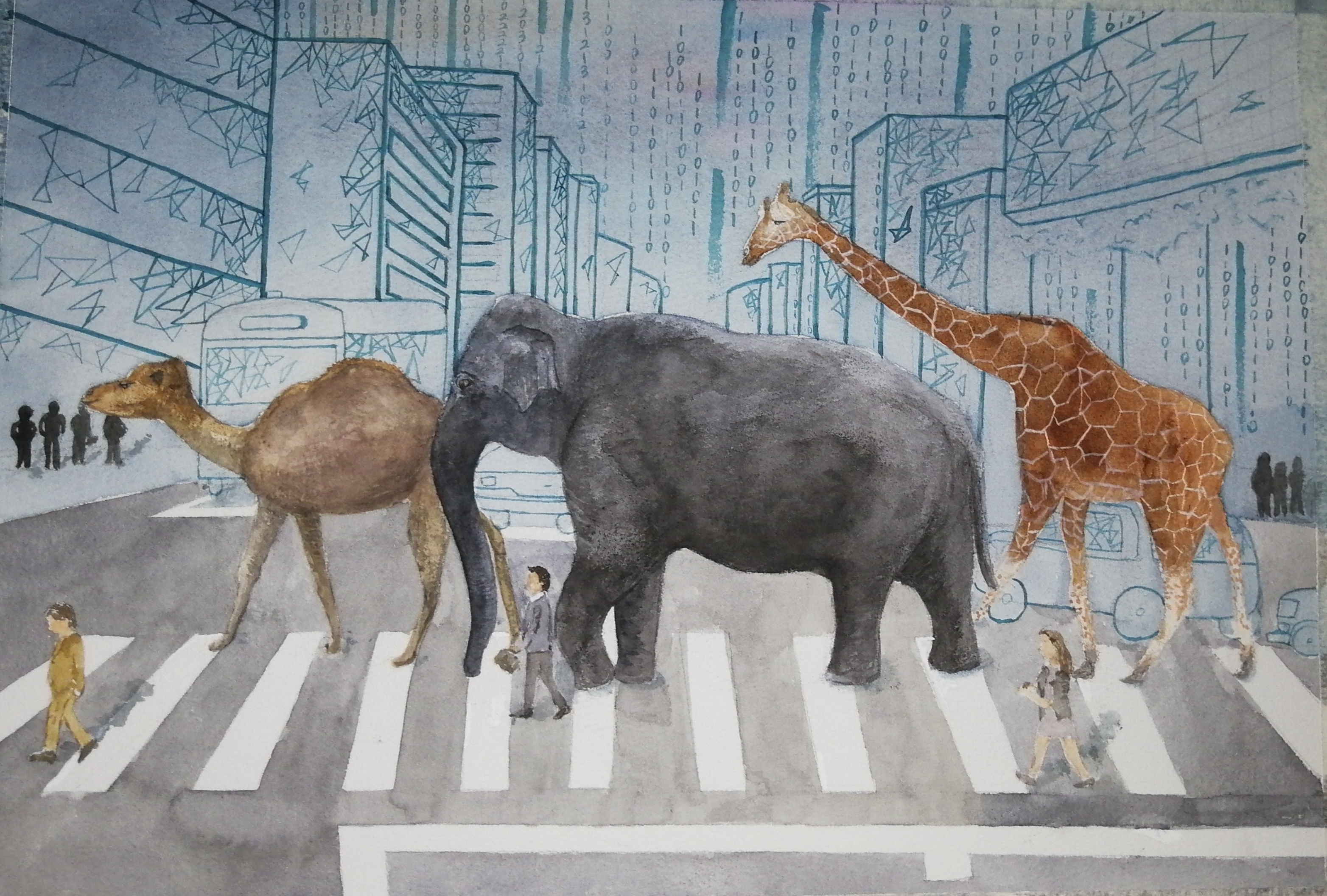 《过马路》