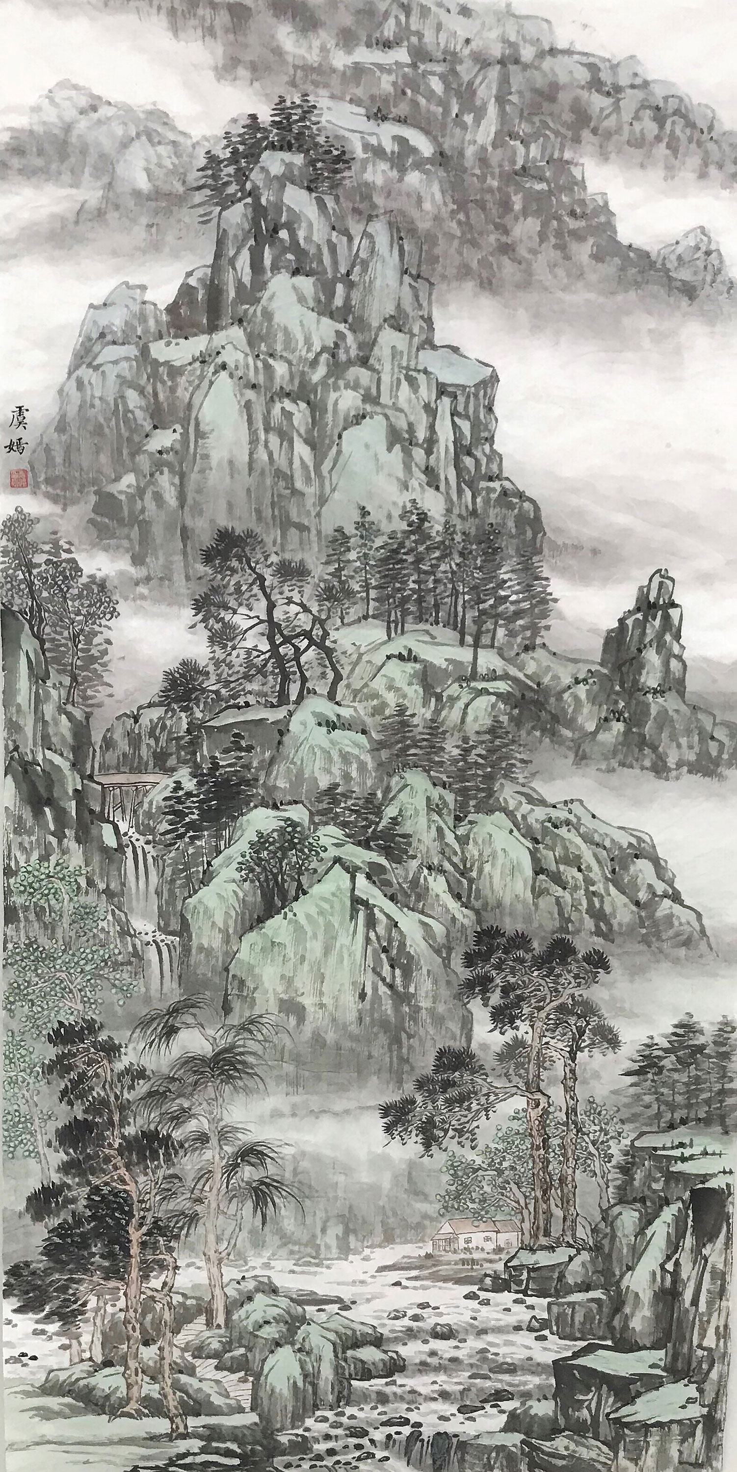 《山间清泉》